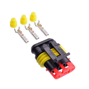 Kit Conector Superseal 1.5 Macho 3 Pines | TE Connectivity | Con Pines Hembra y Sellos | 13A