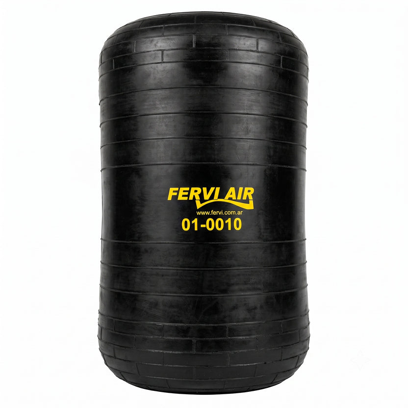 Fuelle Suspensión Neumática Fervi Air 01-0010 – Alto 393mm / Ø Boca 132mm