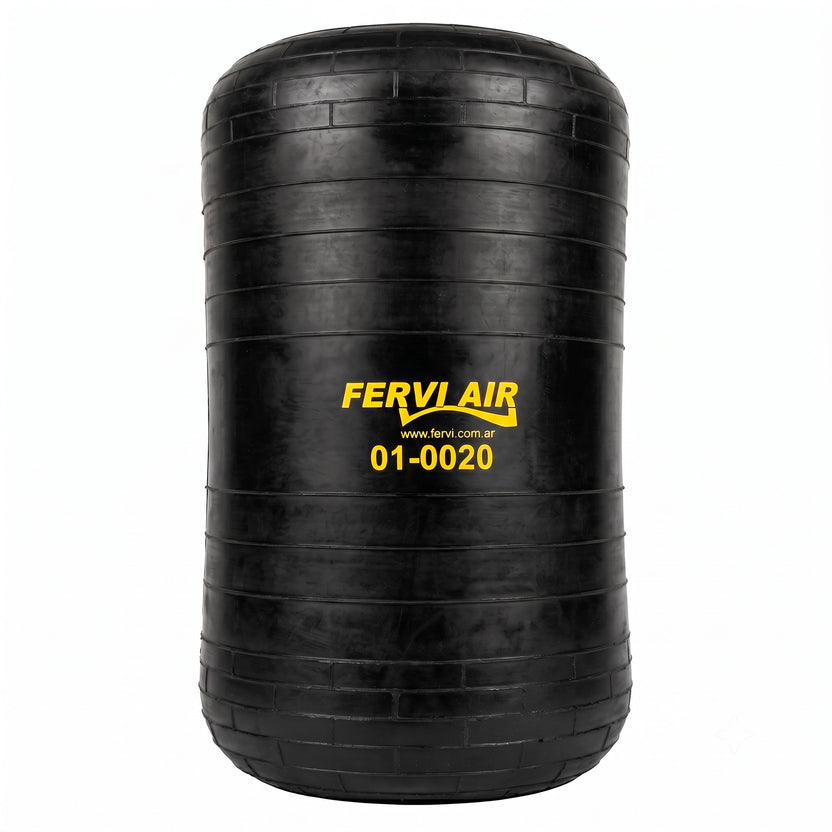 Fuelle Suspensión Neumática Fervi Air 01-0020 – Alto 393mm / Ø Boca 132mm