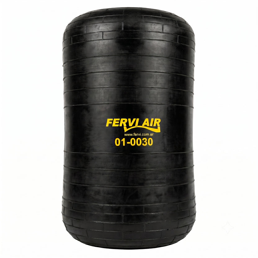 Fuelle Suspensión Neumática Fervi Air 01-0030 – Alto 415mm / Ø Boca 132mm
