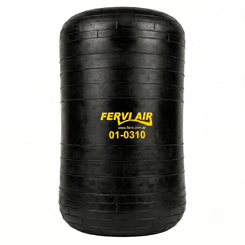 Fuelle Suspensión Neumática Fervi Air 01-0310 – Alto 440mm / Ø Boca 199mm