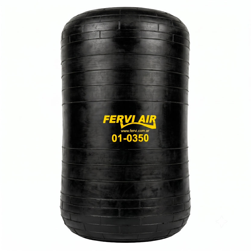Fuelle Suspensión Neumática Fervi Air 01-0350 – Alto 510mm / Ø Boca 199mm