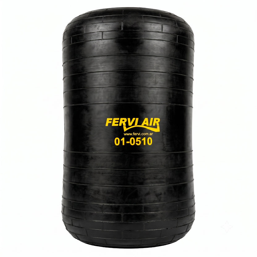 Fuelle Suspensión Neumática Fervi Air 01-0510 – Alto 330mm / Ø Boca 152mm