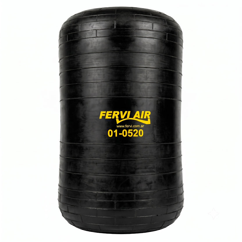 Fuelle Suspensión Neumática Fervi Air 01-0520 – Alto 330mm / Ø Boca 152mm