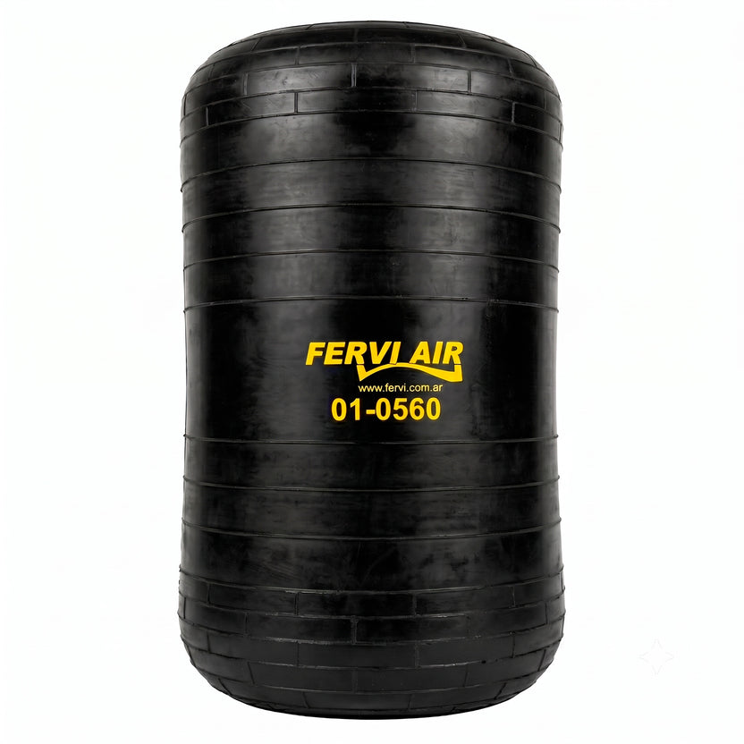 Fuelle Suspensión Neumática Fervi Air 01-0560 – Alto 330mm / Ø Boca 152-147mm