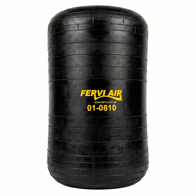Fuelle Suspensión Neumática Fervi Air 01-0810 – Alto 360mm / Ø Boca 100mm