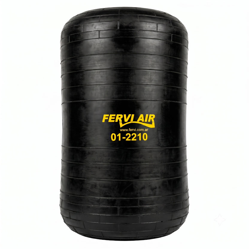 Fuelle Suspensión Neumática Fervi Air 01-2210 – Alto 370mm / Ø Boca 177-149mm
