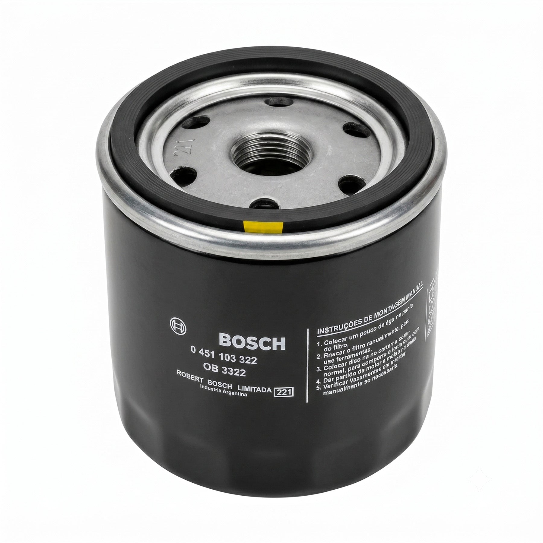 Filtro de Aceite Bosch 0451103322 | Toyota Hilux, Ford EcoSport, Fiesta, Chrysler