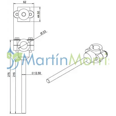 Pua con inserto d: 23 mm para 1200