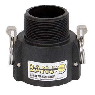 Acople B BANJO Apalanca con rosca macho