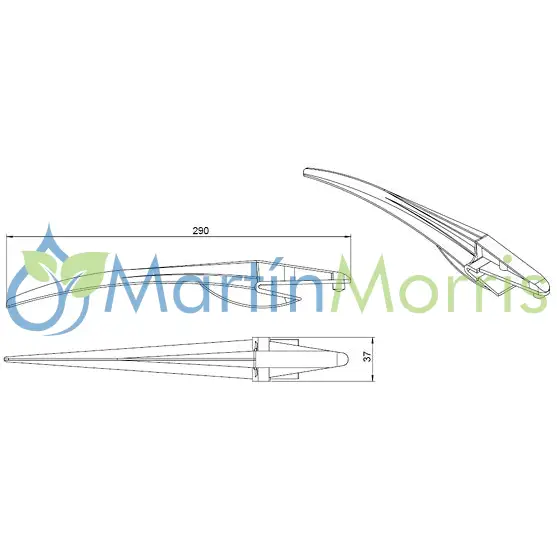 Pua para chapa molinete alcal cod. 49198