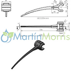 Pua nylon para molinete caño redondo d: 32-28 mm p.p.