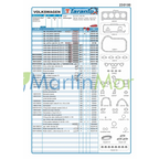 Juego de juntas con retenes Volkswagen senda, gol diesel 1.6 TARANTO