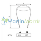 Deflector para péndulo fertilizadora tanzi