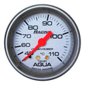 Termómetro de Agua Mecánico ORLAN ROBER Racing Plata 52mm Escala 40-110ºC