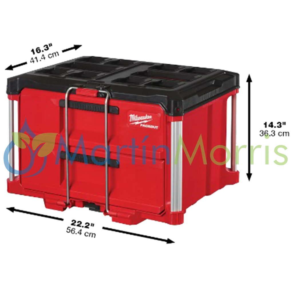 Milwaukee 48-22-8442 caja grande PACKOUT con dos cajones