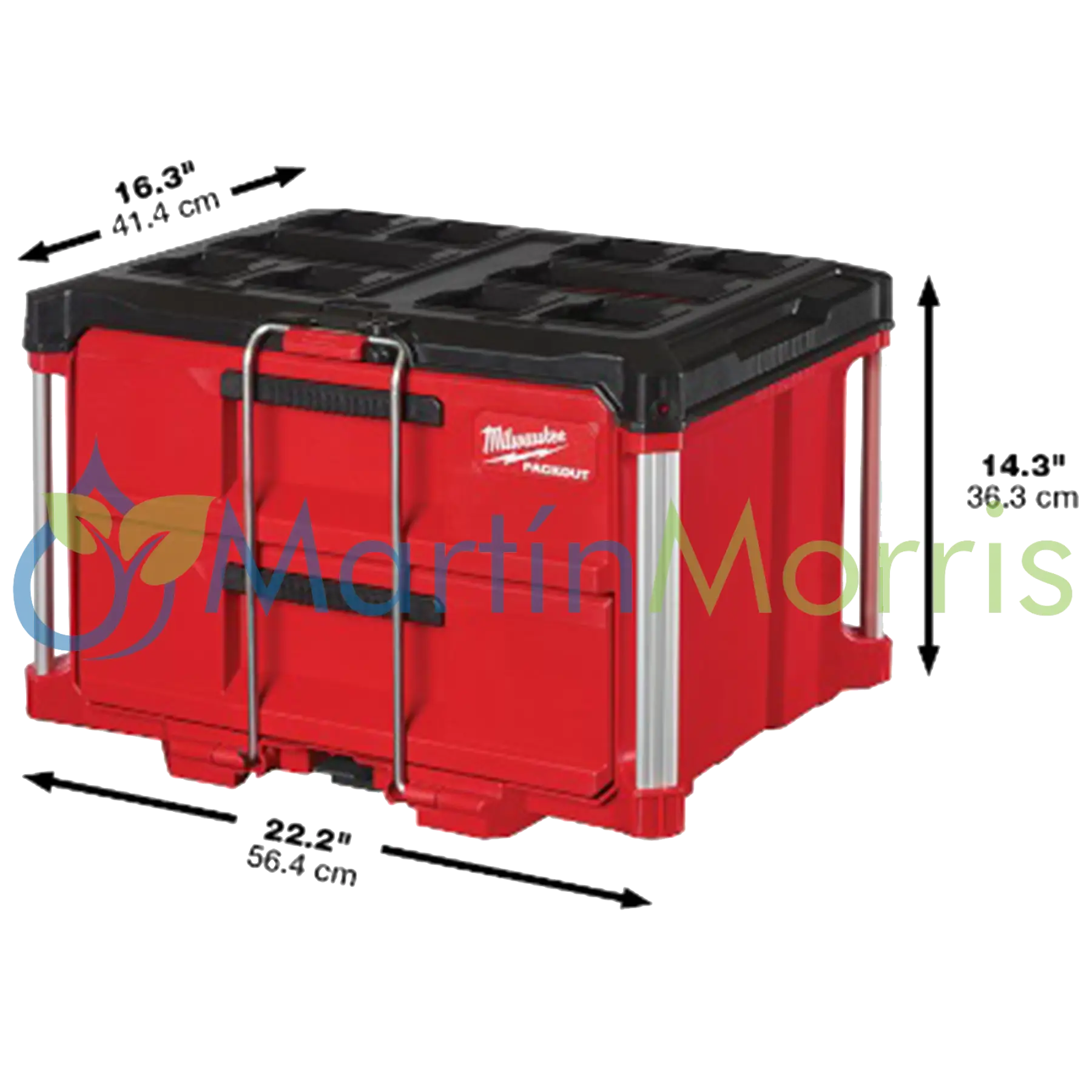 Milwaukee 48-22-8442 caja grande PACKOUT con dos cajones