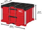 Milwaukee 48-22-8442 caja grande PACKOUT con dos cajones