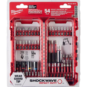 Juego De Puntas De Impacto Milwaukee 4832-4010 SHOCKWAVE 54 Piezas