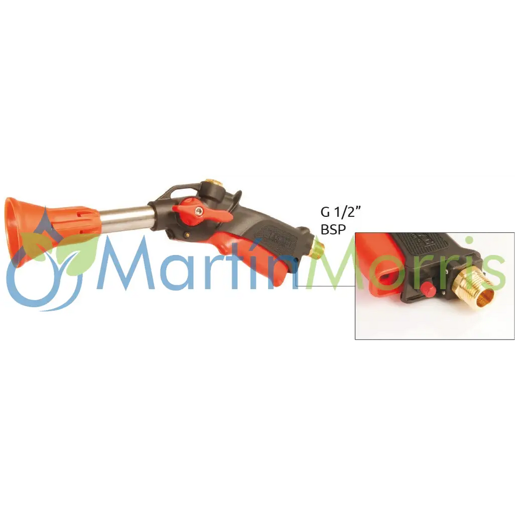 Pistola o lanza de atomización marca ARAG modelo HYDRA con boquilla 1.5 Rosca de Conexión 1/2" BSP.