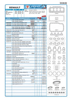 Juego de juntas con retenes para Renault FUEGO R18 2.0/ 2.2 TARANTO