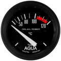 Termómetro de Agua Eléctrico 24v ORLAN ROBER Classic Negro 52mm Escala 50-110°C