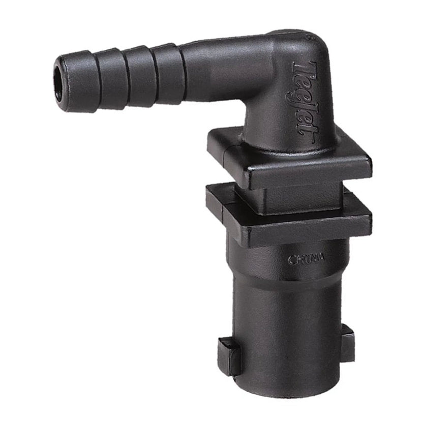 Porta pico teejet qj100 conexión de una espigas para manguera