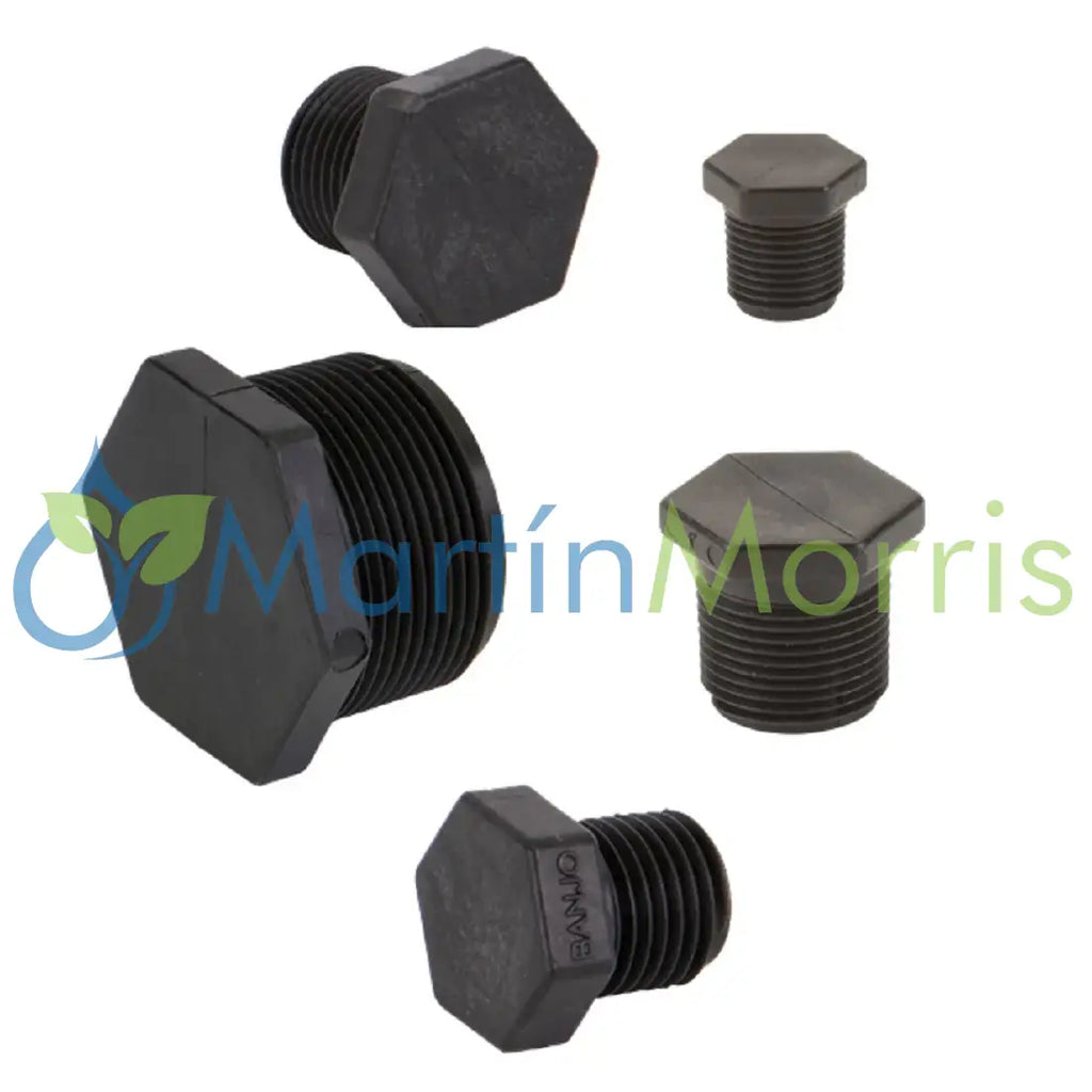 Tapón rosca macho marca banjo reforzado