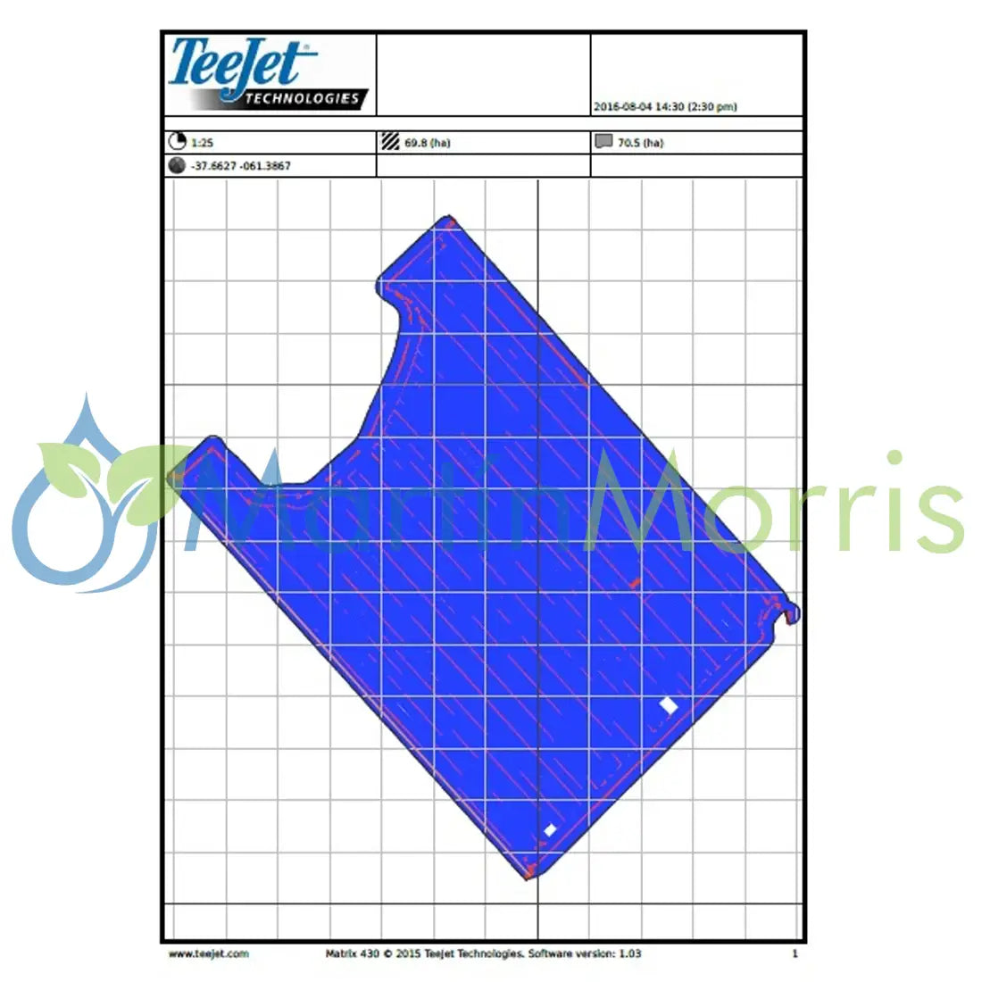 Banderillero satelital teejet matrix 430