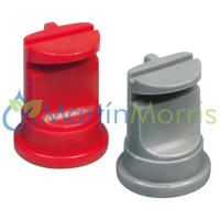 Boquilla de enjuague tipo deflector 140° caudal negro 10