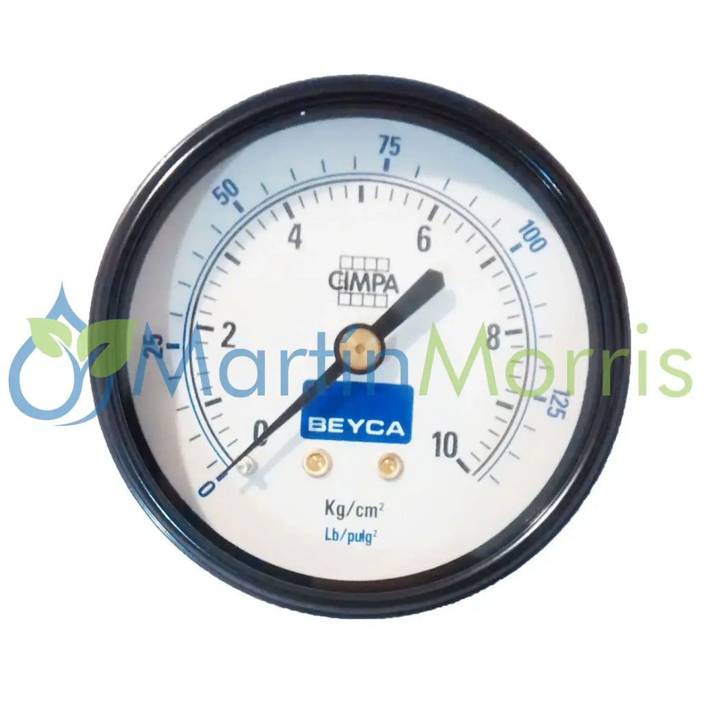 Manómetro de 63 mm de diámetro conexión posterior 1/4’’