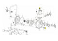Repuesto moto bomba sensei modelo mbc 25-2t. tapón de purgue