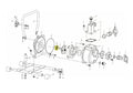 Repuesto moto bomba sensei modelo mbc 25-2t. caracol o voluta interna