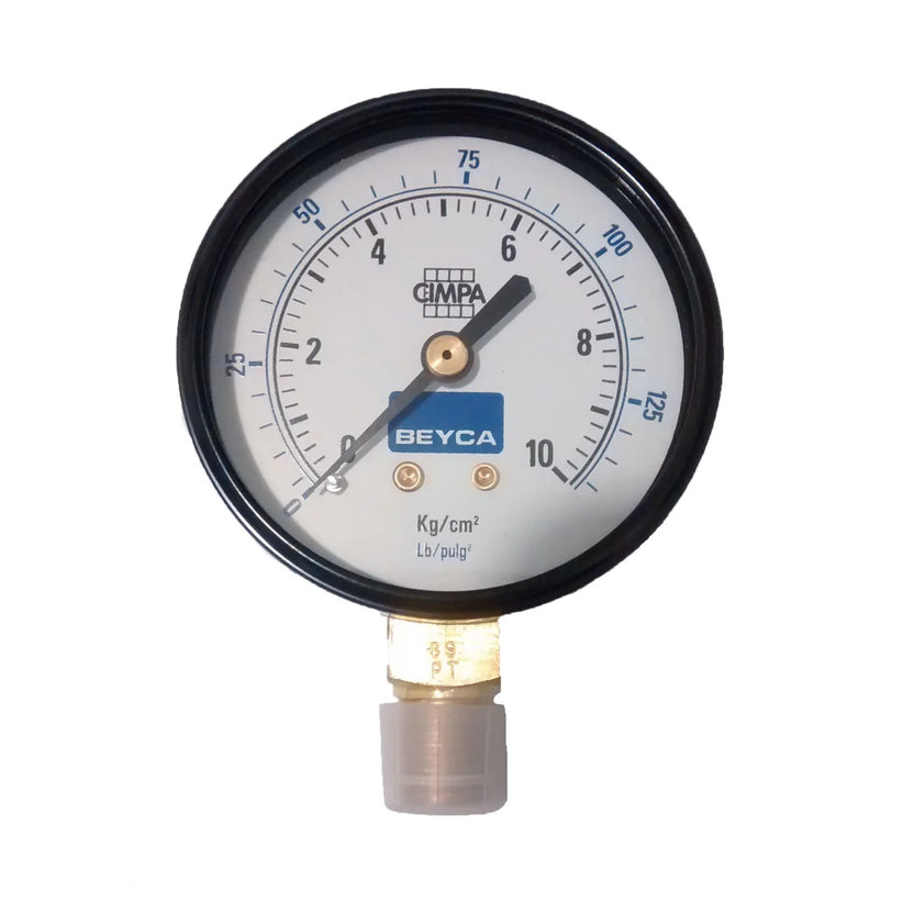 Manómetro de 63 mm de diámetro conexión inferior 1/4’’