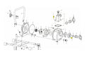 Repuesto moto bomba sensei modelo mbc 25-2t. bulon