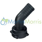 Racord ARAG de Horquilla con Espiga Curva 45°