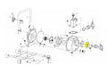Repuesto moto bomba sensei modelo mbc 25-2t. junta para conector de manguera