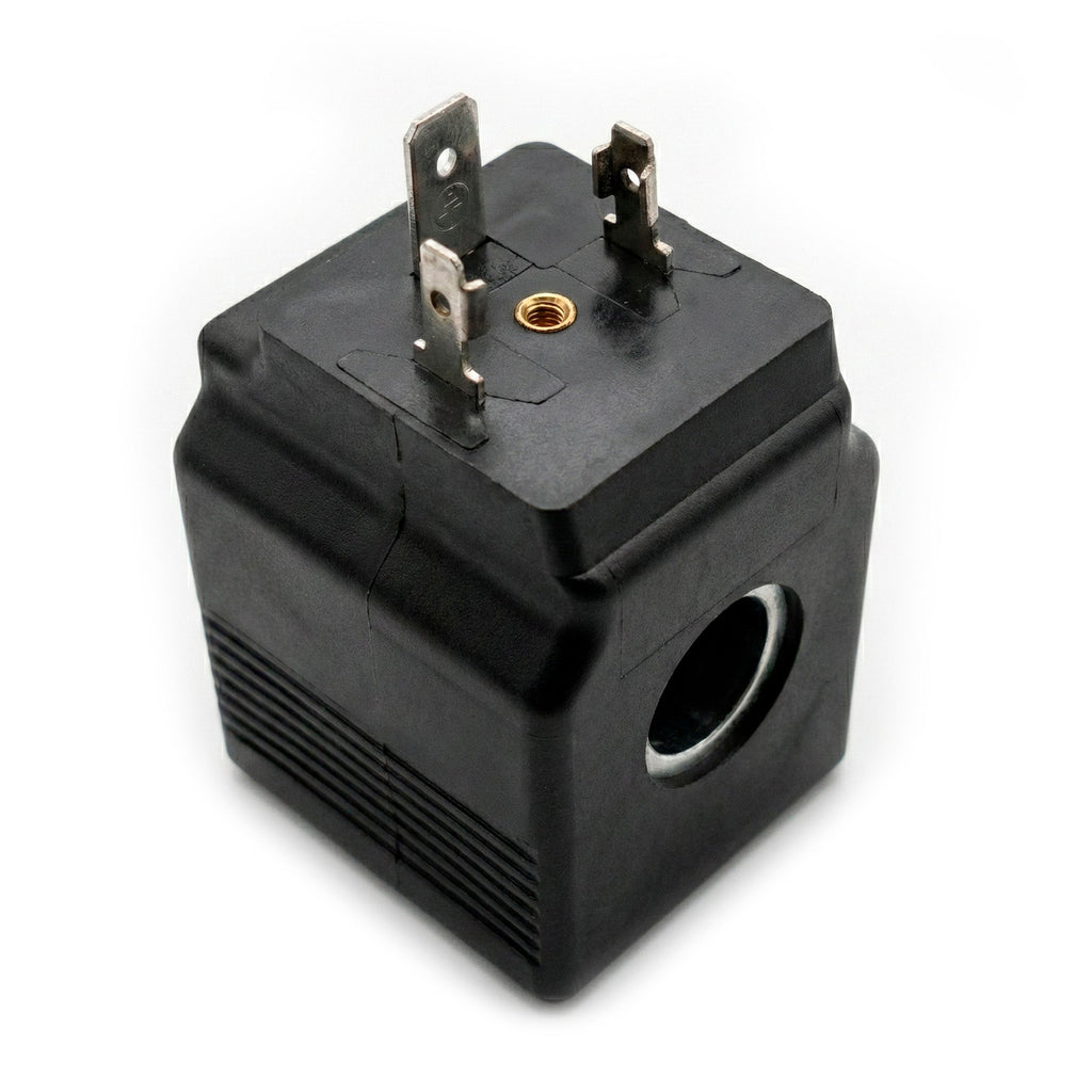 Bobina12 Volt Cuadrada Diametro Interior 13mm para Válvula Solenoide hidráulica