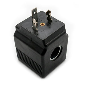 Bobina12 Volt Cuadrada Diametro Interior 13mm para Válvula Solenoide hidráulica