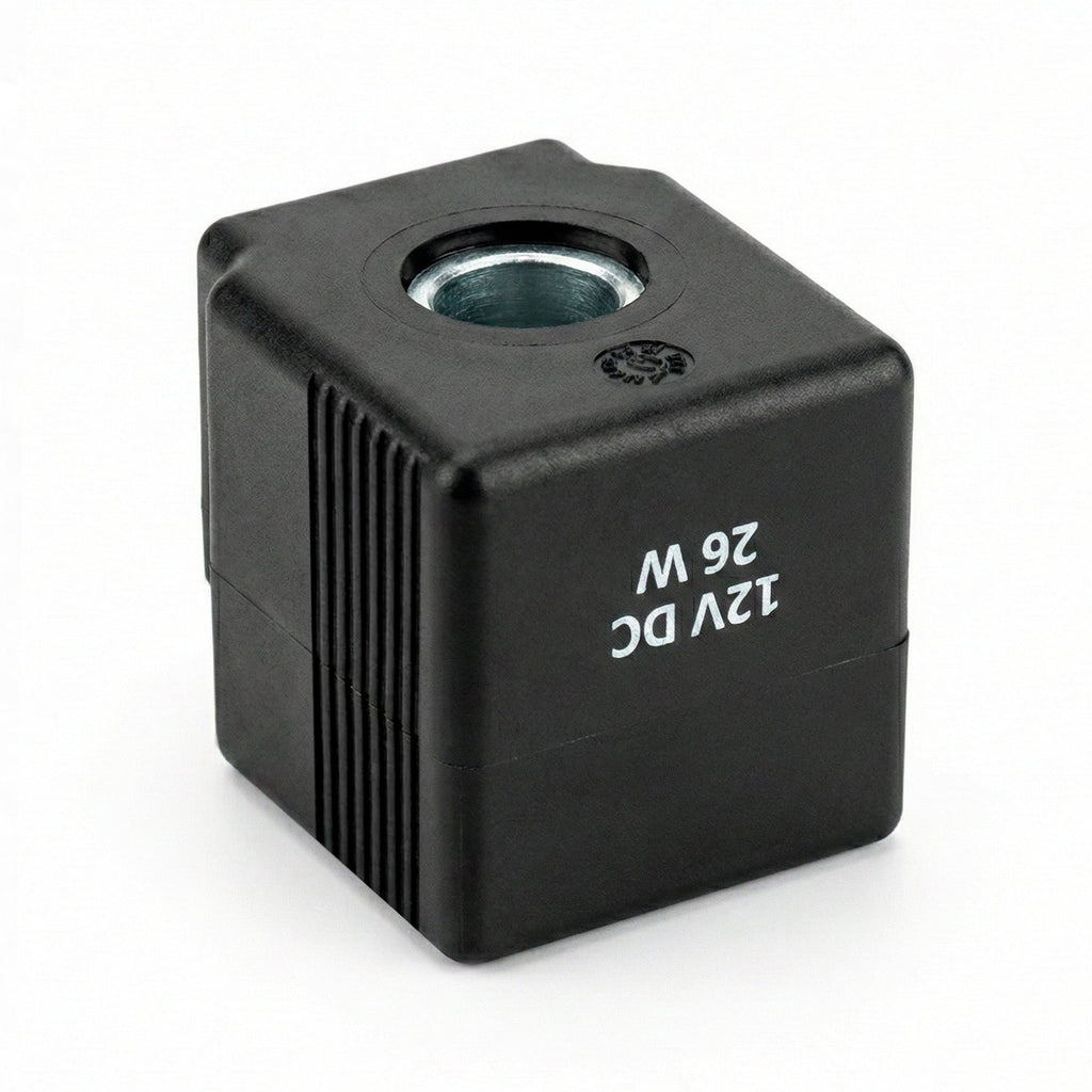 Bobina 12 Volts Cuadrada Para Válvula Solenoide Hidráulica