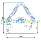 Seccion Reforzada BARRAX C98 Diente Grueso CASE