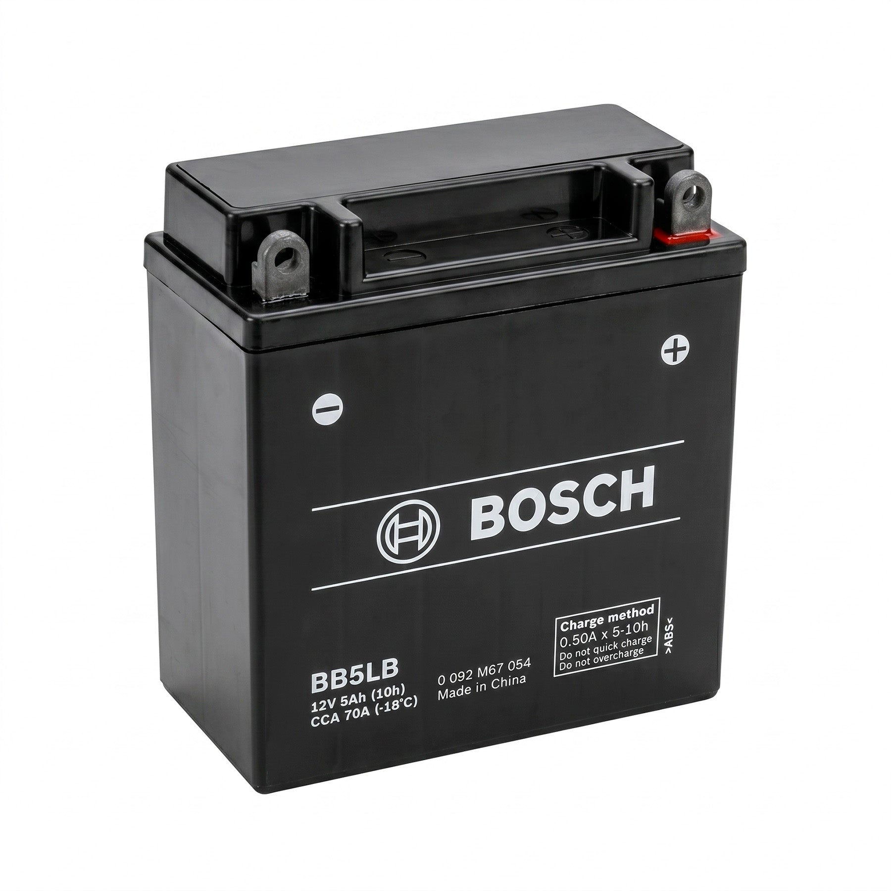 Batería Bosch 12V 5Ah BB5L-B Para Moto Borne Derecho
