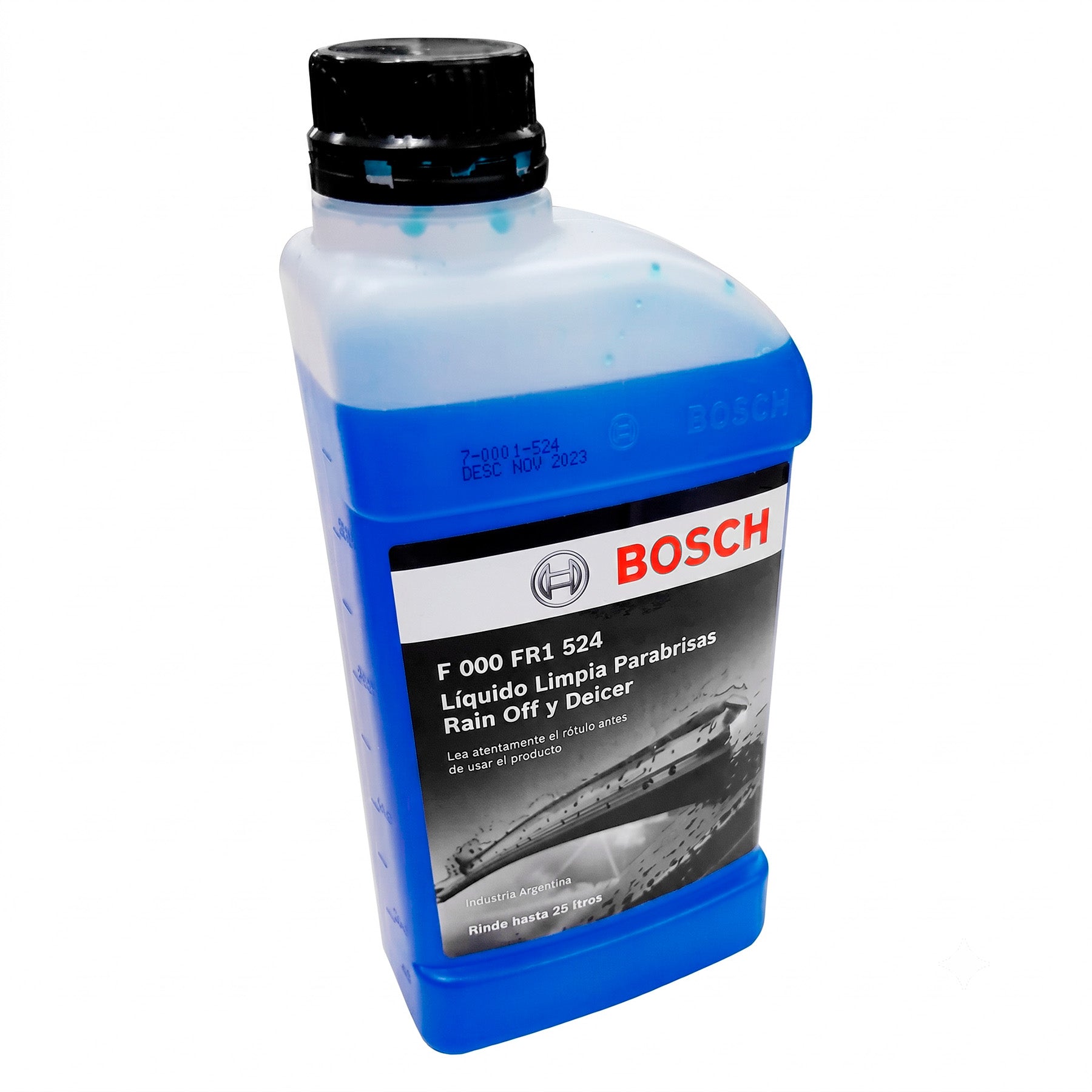 Bosch Rain Off & Deicer Líquido Limpiaparabrisas Concentrado - Hasta -32°C / 1 L (rinde 5 L)