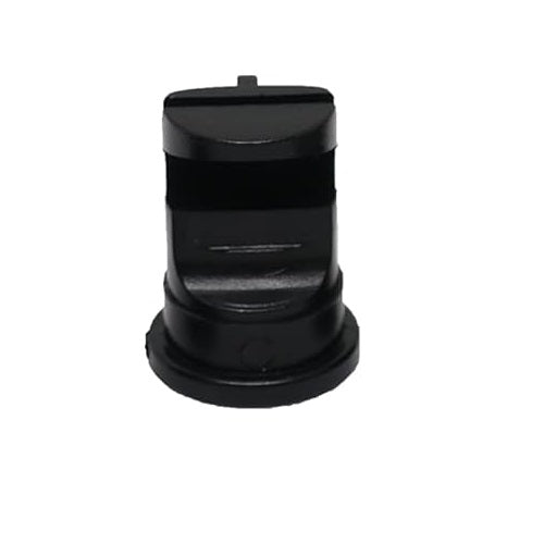 Boquilla deflector tipo espejo de 140°, caudal negro 10, para pulverización y enjuague