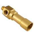 Conector Tee 1/8" NPT por 2 y una de 5/8" Adaptador Reloj Mecánico de Temperatura
