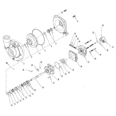 Bomba hypro 9306c motor HM5C