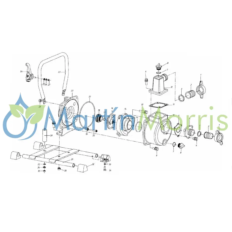 Motobomba 1 Pulgada SENSEI MBC25-2T Trasvase