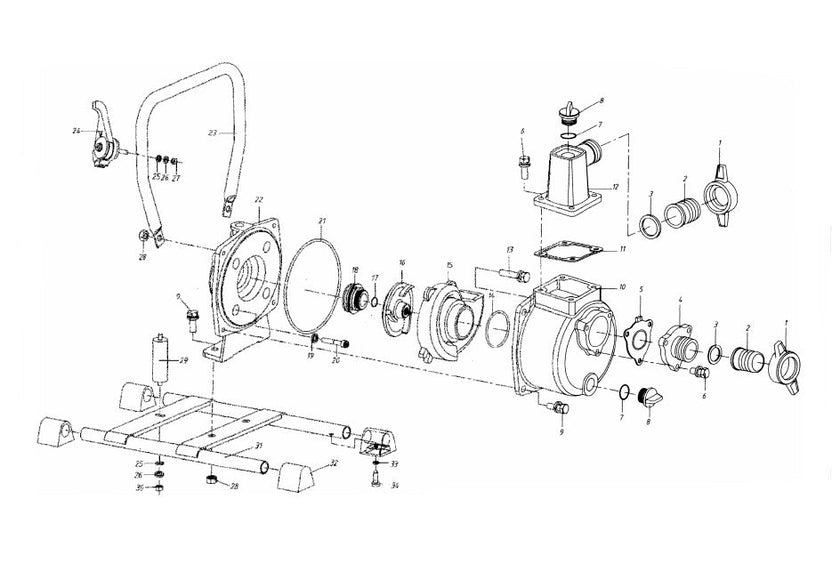 Motobomba 1 Pulgada SENSEI MBC25-2T Trasvase