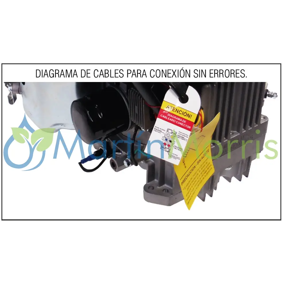 Motor eje vertical sensei modelo mev 710 ae de 24 hp tipo a "eje  25.4 mm (1”)"