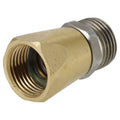 Adaptador Giratorio Latón 1/2" G Macho-Hembra para Lanzas y Mangueras de Pulverización